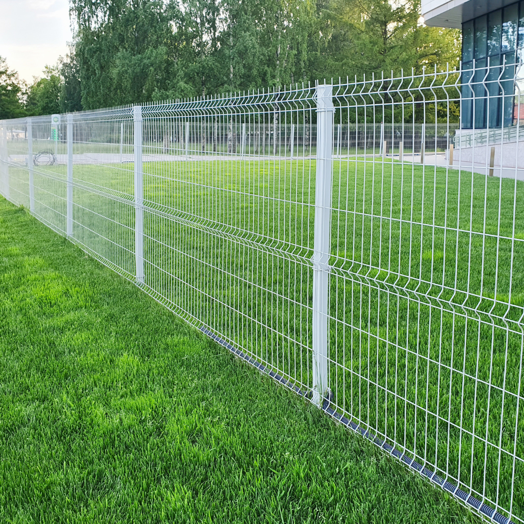 Completed fencing project by DC Tree Care
